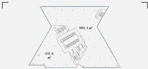 Бизнес-центр "Aero City" Диапазон 5708.0 432 Аренда