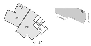 Жилой Комплекс "Розмарин" Цоколь 233.6  Продажа