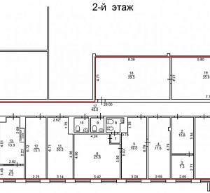 Молодогвардейская ул, д 61 стр 17, Москва 2 320.0  Аренда