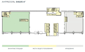 Бизнес-центр "Mebe One Khimki Plaza" Антресоль 541.0  Аренда