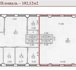 Спасский туп, д 8 стр 1, Москва Секция 722.0  Аренда