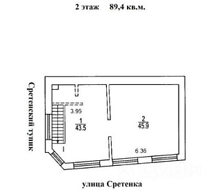Сретенка ул, д 32, Москва Многоярусный блок 514.0  Аренда