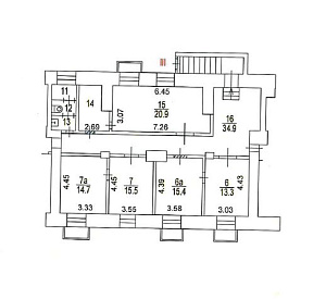 Воронцовская ул, д 25 стр 3, Москва Цоколь 334.9  Продажа