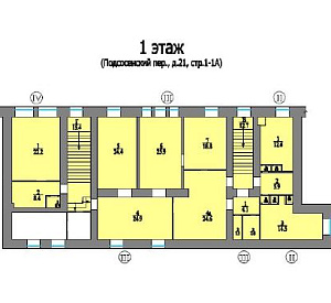 Подсосенский пер, д 21 стр 1, Москва Многоярусный блок 445.0  Продажа