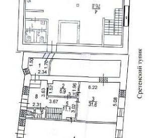 Сретенка ул, д 32, Москва Многоярусный блок 514.0  Аренда