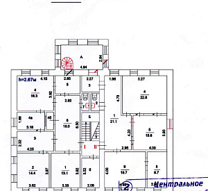 Коптельский 1-й пер, д 10 стр 1, Москва  Здание целиком 626.7  Продажа