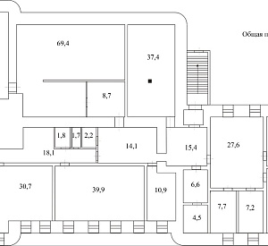 Трубниковский пер, д 24 стр 2, Москва Цоколь 437.0  Продажа