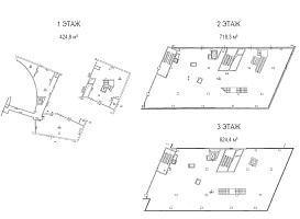 Бизнес-центр "Легенда Цветного" Многоярусный блок 1767.5  Продажа