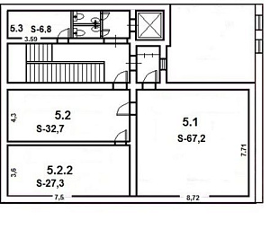 Лесная ул, д 57 стр 5, Москва Здание целиком 924.0  Аренда