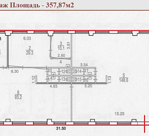 Спасский туп, д 8 стр 1, Москва Секция 722.0  Аренда