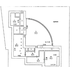 Никитская Б. ул, д 17 стр 2, Москва Здание целиком 2125.8  Продажа