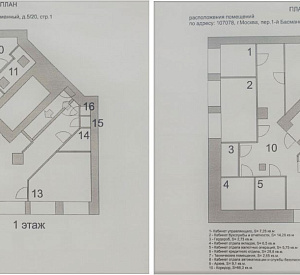 Басманный 1-й пер, д 5/20 стр 1, Москва Многоярусный блок 318.0  Аренда