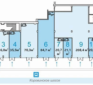 Коровинское ш, д 1А, стр. 1, Москва 1 208.4  Продажа