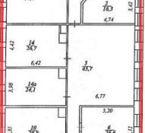 Тессинский пер, д 5 стр 1, Москва 3 324.0  Аренда