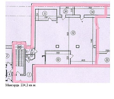 Земляной Вал ул, д 34А стр 1, Москва Мансарда 224.0  Аренда