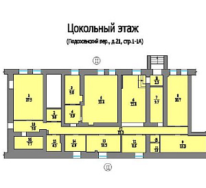 Подсосенский пер, д 21 стр 1, Москва Многоярусный блок 445.0  Продажа