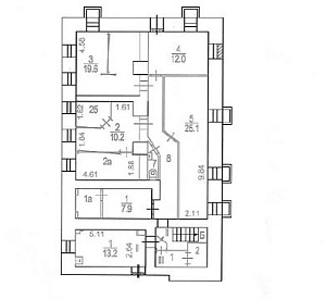 Полянка Б. ул, д 43 стр 2, Москва Здание целиком 584.0  Продажа